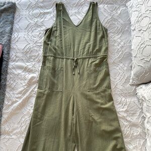 Old Navy Army Green Jumpsuit